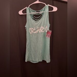 NWT Trendy Juniors “Orlando” Tank Top Size Large